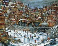 Hockey Train Fine Art Print