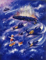 Spaceboard Fine Art Print