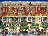 Row Houses Fine Art Print