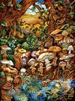 The Mushroom Fairies Fine Art Print