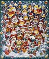 Santa Claws Fine Art Print