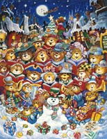 Teddy Bear Christmas Fine Art Print