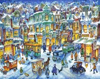 Old City Snow Fine Art Print