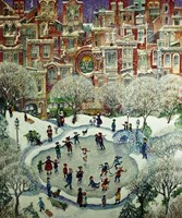 City Skaters Fine Art Print