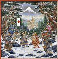 Samurai Cats Fine Art Print