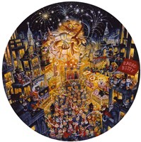 New Years Cats Fine Art Print