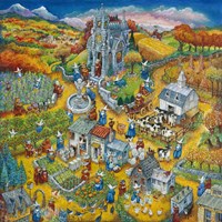 Holy Cats Bringin' In The Sheaves Fine Art Print