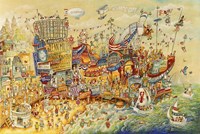 Steel Pier Memories Fine Art Print