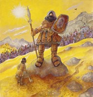 David & Goliath Fine Art Print