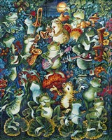 Moon Music Framed Print