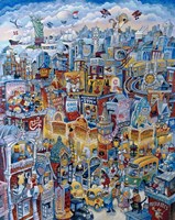 Cat City Blues Fine Art Print