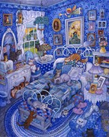 Patchwork Cats Fine Art Print