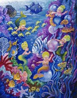 Little Little Mermaid Fine Art Print