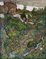 There are fairies at the bottom of my garden! Fine Art Print