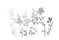 Silver Foil Flower Field Fine Art Print