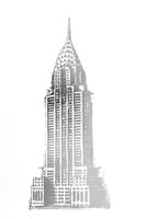 Silver Foil Chrysler Fine Art Print