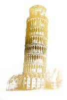 Gold Foil Pisa Fine Art Print