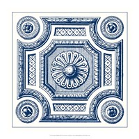Indigo Medallion III Fine Art Print