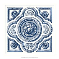 Indigo Medallion VI Fine Art Print