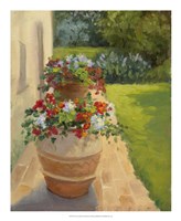 Urns by the Villa Fine Art Print