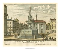 Italian Fountain I Fine Art Print