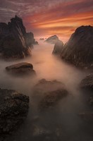 Atardecer en Ixtapa Fine Art Print