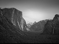 Tunnel View BW-2 Fine Art Print