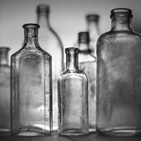 7 Botellas 3 Fine Art Print