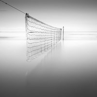 Net at Pool BW Fine Art Print