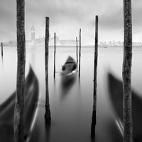 3 Gondolas Fine Art Print