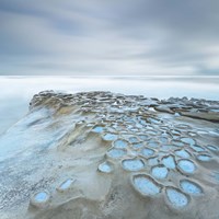 Crateres Color Cuadrada Fine Art Print