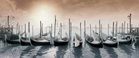 Gondolas Pano Color Fine Art Print