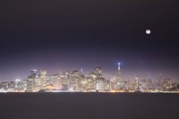 San Fran And Moon Fine Art Print