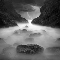 Tormenta En Ixtapa Fine Art Print