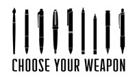 Choose Your Weapon - White Fine Art Print