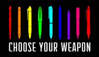 Choose Your Weapon - Rainbow Fine Art Print