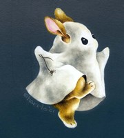 Boo Bunny's Big Night Fine Art Print