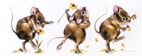 Mouse And Flower Fine Art Print