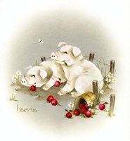 Piggin' Out Fine Art Print