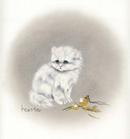 White Kitty (Ornament) Fine Art Print