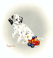 Dalmation 1 - Puppy Truck Fine Art Print