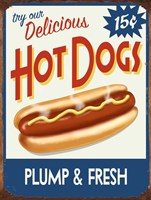 Hot Dogs Delicious Fine Art Print