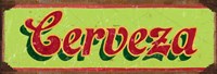 Cervesa Lime Framed Print