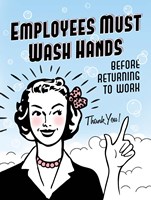 Employees Wash Hands Fine Art Print