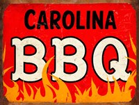 BBQ Carolina Framed Print