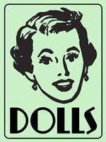 Dolls Green Framed Print