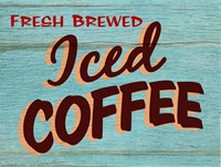 Iced Coffee Rustic - Rectangle Fine Art Print