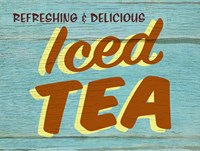 Iced Tea Rustic - Rectangle Fine Art Print
