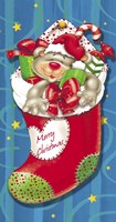 Christmas Stockings And Bears 4 Fine Art Print