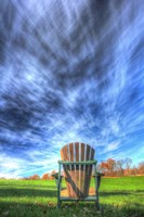 Adirondack Chair Vertical Fine Art Print